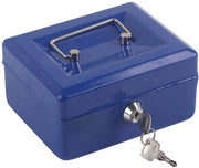 Cassa di sicurezza a prova di fuoco - Impermeabile - Cassetto con combinazione - 6 compartimenti - Chiusura a chiave - Maniglia - Cassetto sicurezza