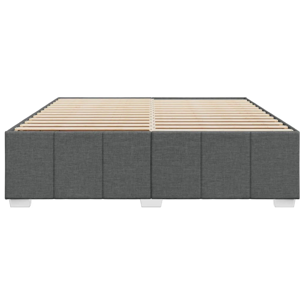 Giroletto senza Materasso Grigio Scuro 180x200 cm Tessuto 3284854