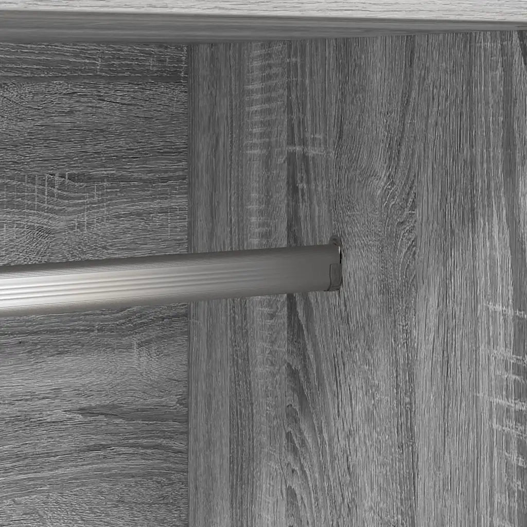 Armadio Grigio Sonoma 82,5x51,5x180 cm in Legno Multistrato 826639