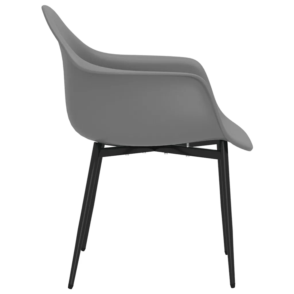 Sedie da Pranzo 6 pz Grigie in PP cod mxl 29670