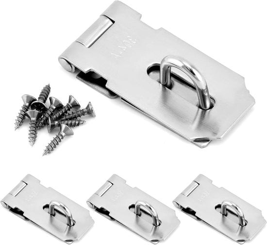Hanger per porta 4 pezzi, acciaio inossidabile 82 mm, porta, schiuma, finestra, lavello