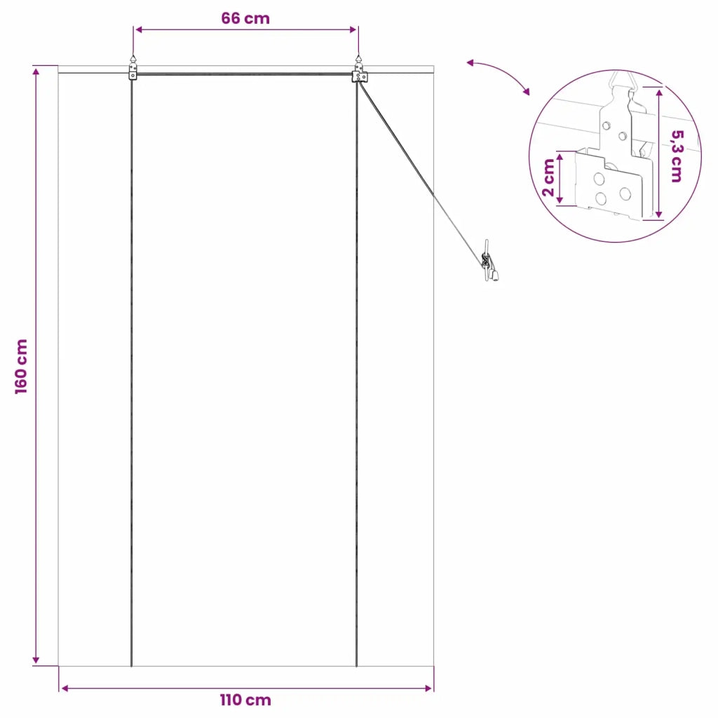 Tenda a rullo Naturale 110 x 160 cm Bambù 42040566