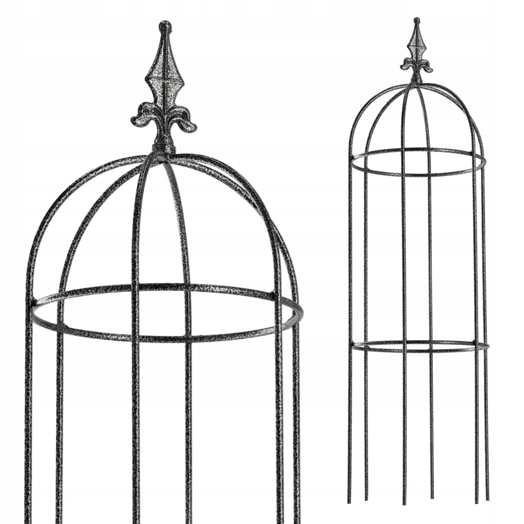 Supporto per pergola da giardino KADAX per fiori e piante, terrazzo in metallo, 80 cm