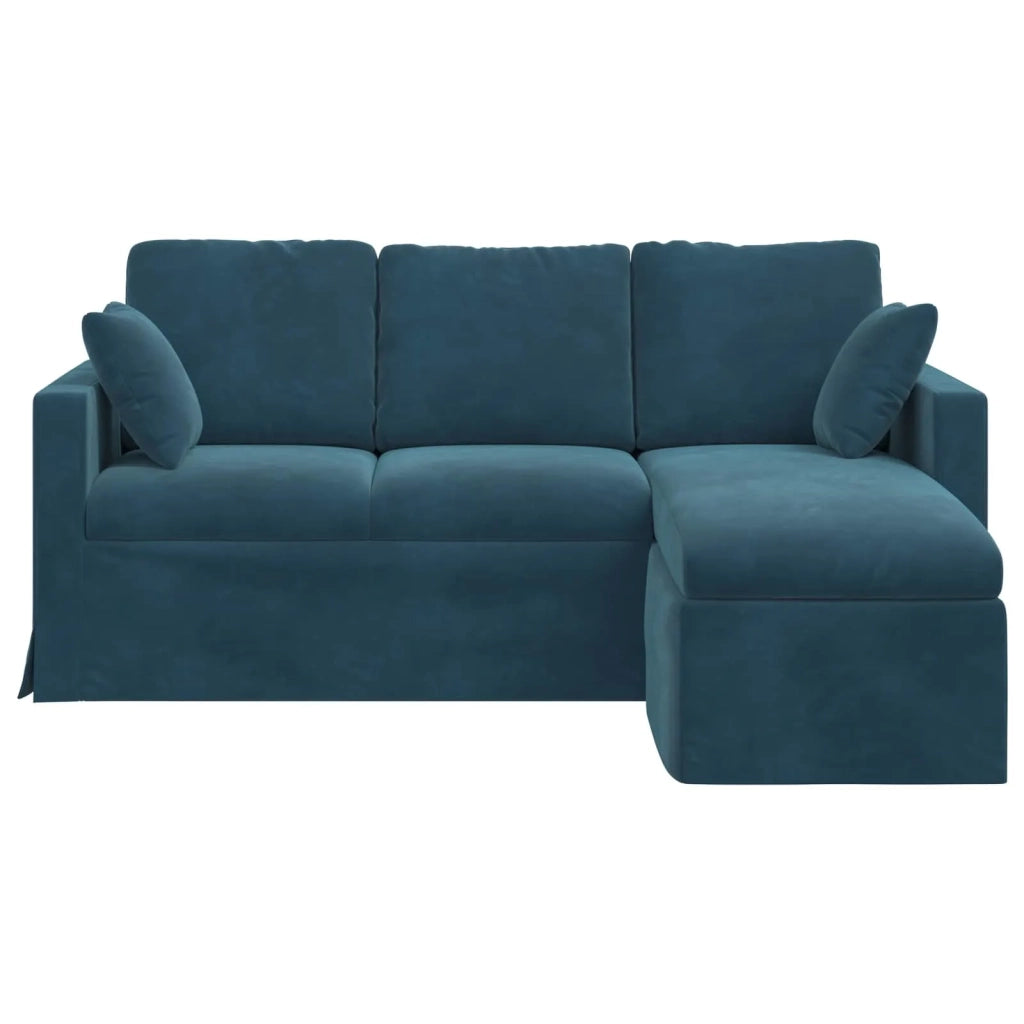 Divano Blu 178 x 134 x 80 cm Velluto 42024457