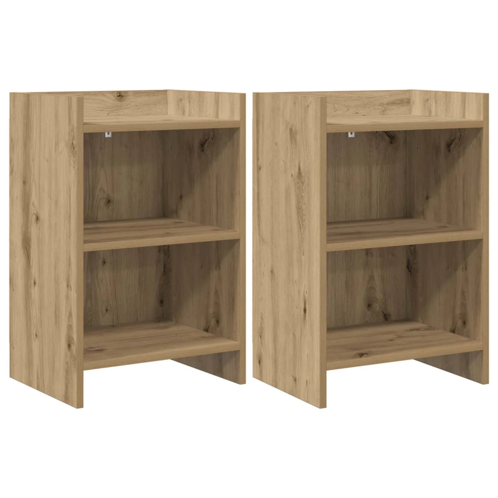 Comodini 2 pcs Rovere Artigianale 40 x 30 x 60 cm 8011010