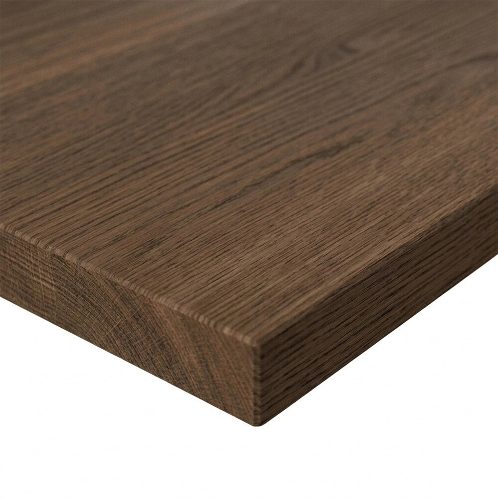 Mensolone bagno 120 cm in legno effetto rovere scuro Levia