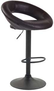 Sgabello Cucina Olinda In Similpelle marrone,nero