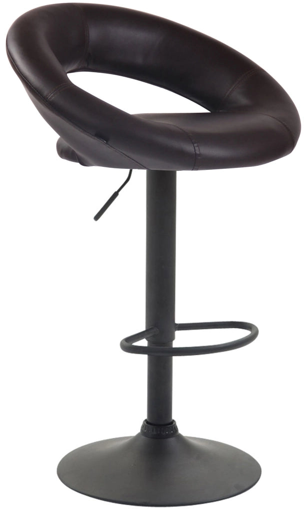 Sgabello Cucina Olinda In Similpelle marrone,nero
