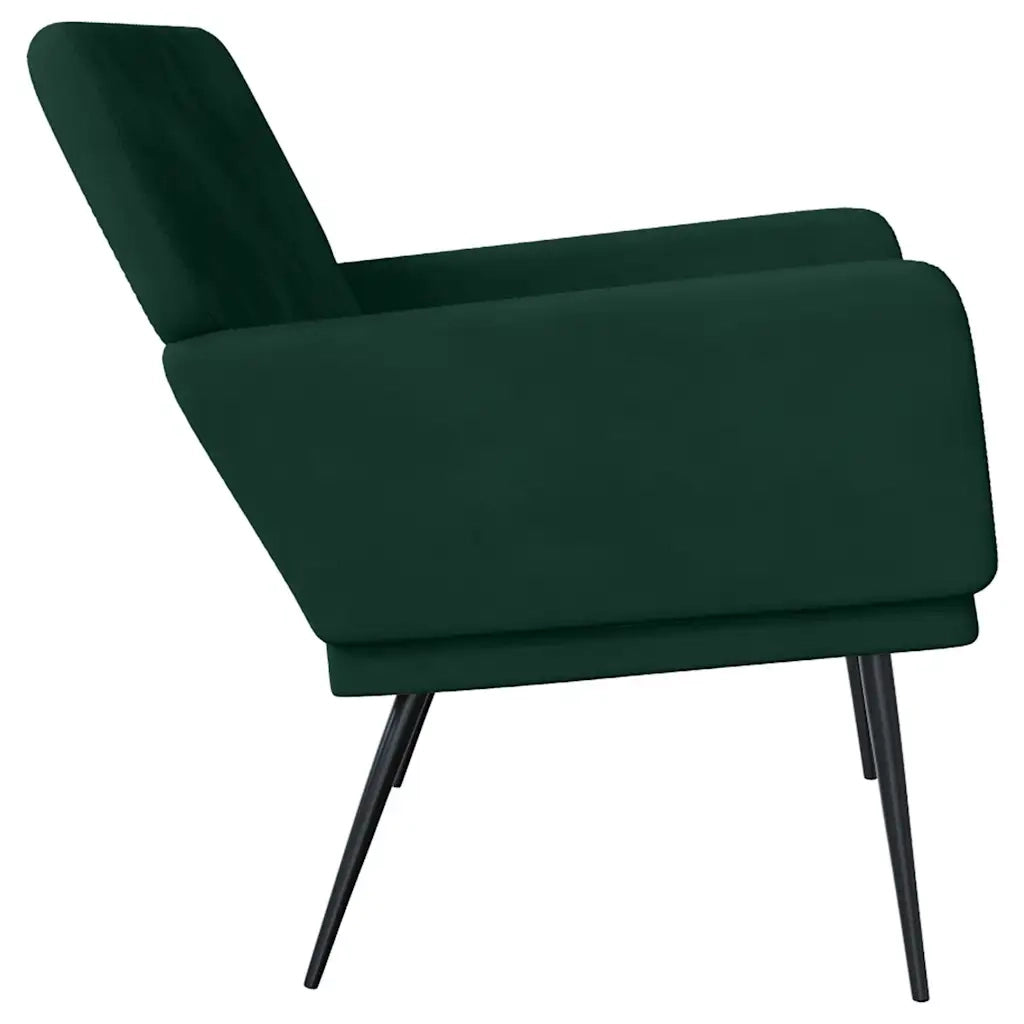 Panca Verde Scuro 108x79x79 cm in Velluto 351384