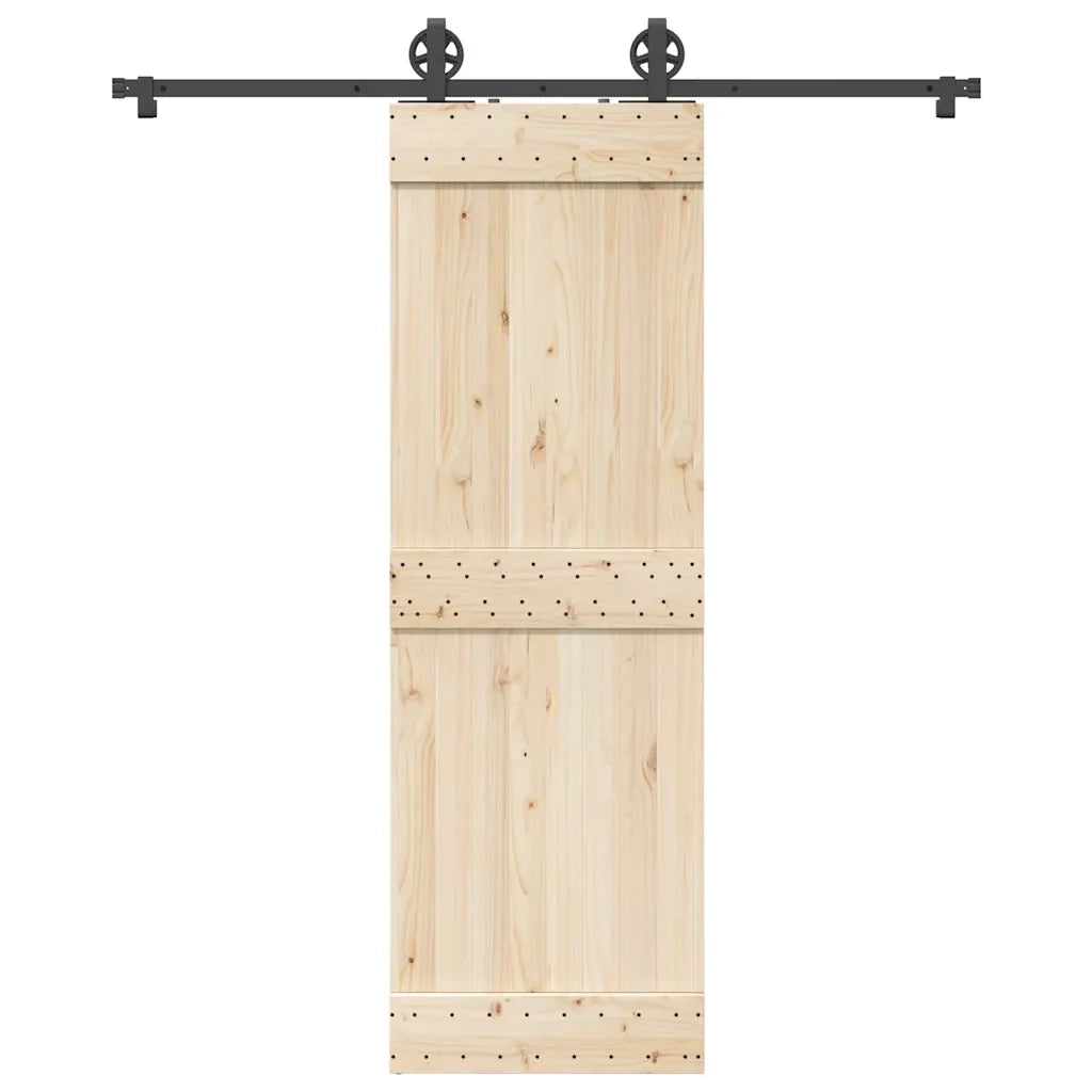 Kit di Binari per Porte Scorrevoli 183 cm Acciaio Nero CFW7875641