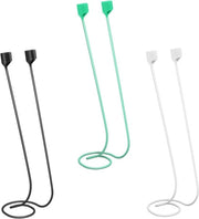 3-pacchetto di Cinture Anti-Perdita Magnetica per Orecchini da Sport - Nero, Bianco, Verde