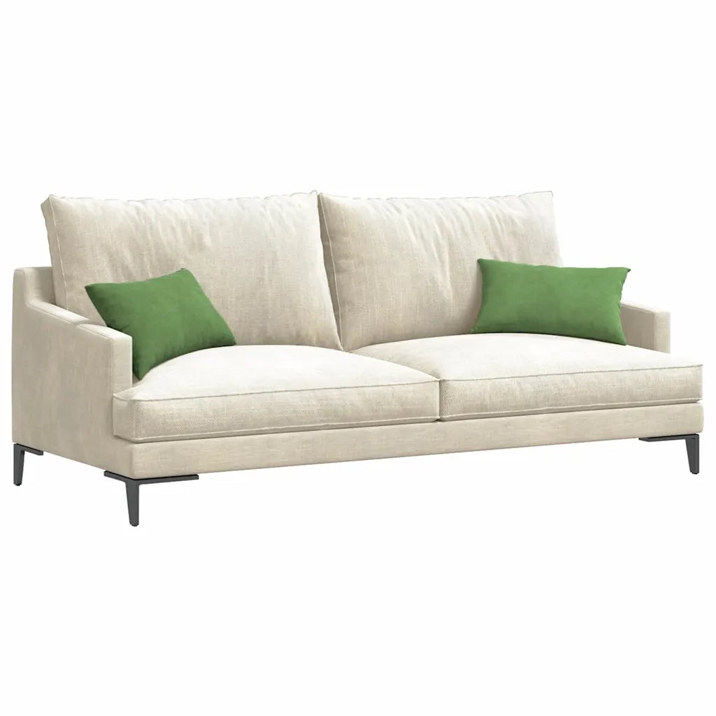 Cuscini da Divano 2 pz-Set di 2 Cuscini per Sofa Verde chiaro 50 x 30 cm
