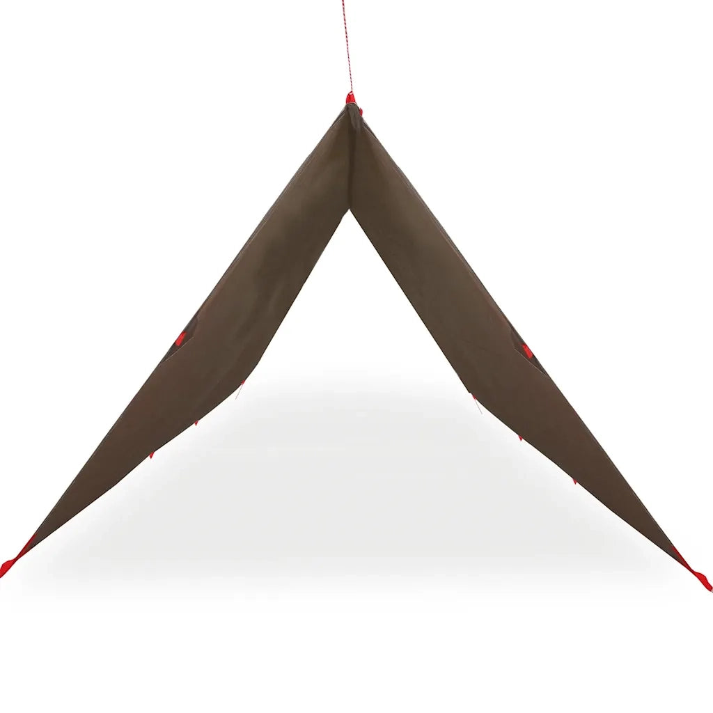 Telone da Campeggio Marrone 506x306 cm Impermeabile 4009601