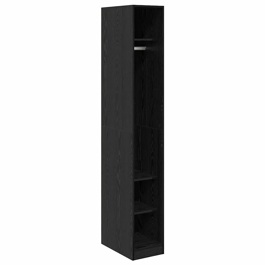 Guardaroba Rovere Nero 50 x 30 x 200 cm Legno ingegnerizzato 3403215