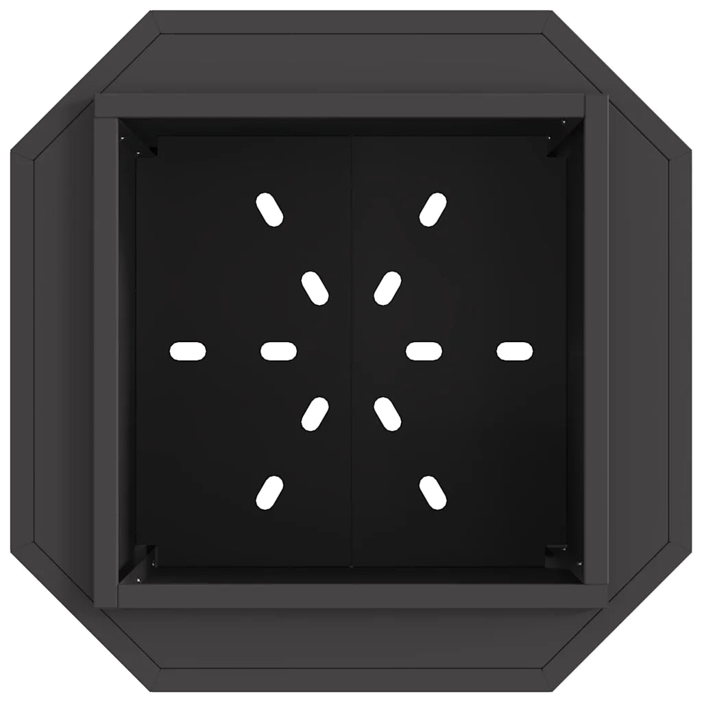 Focolare Senza Fumi Nero 48 x 48 x 51 cm Acciaio CFW4526321