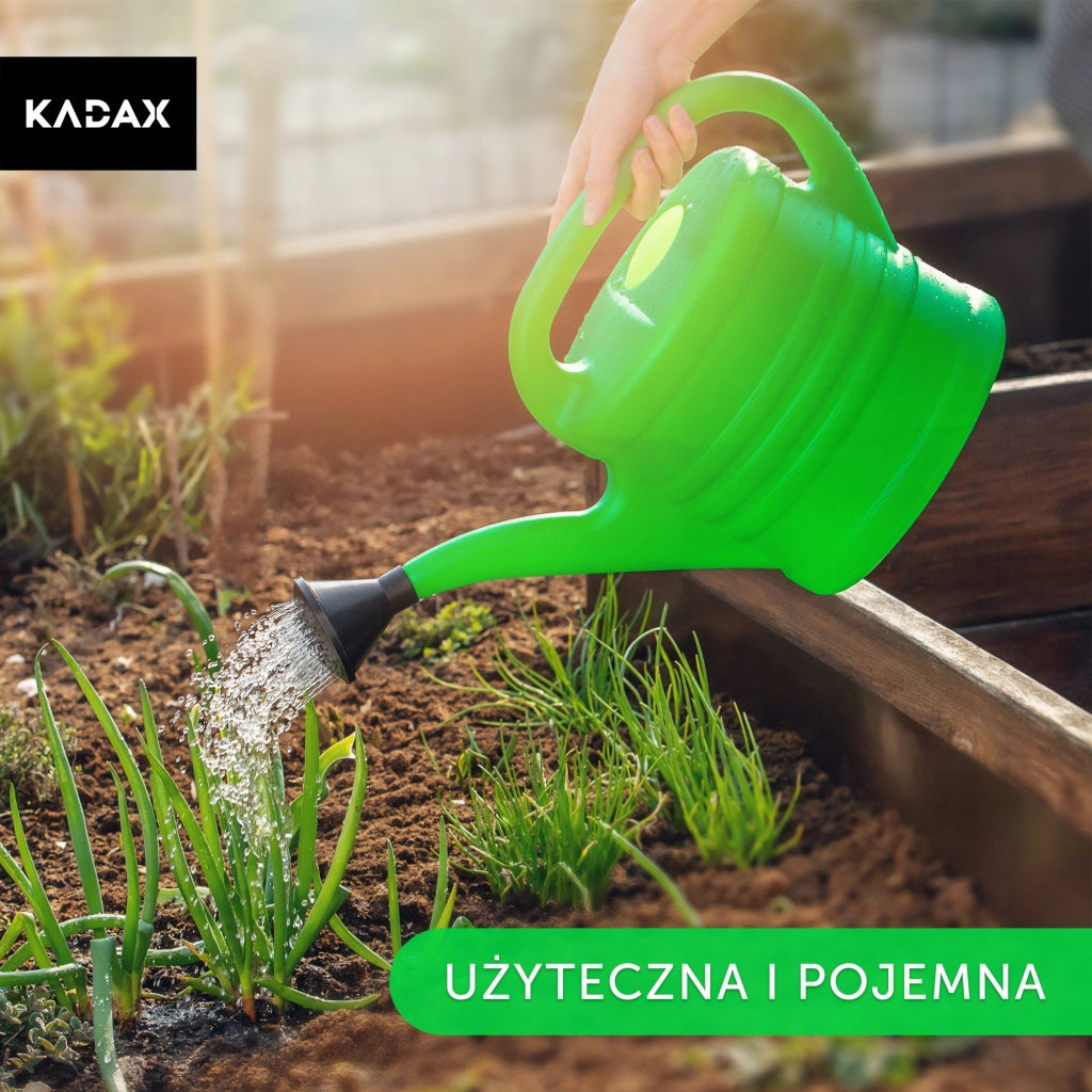 Annaffiatoio da giardino KADAX per uso domestico, ideale per innaffiare fiori. Set di annaffiatoi grandi da 5 + 10 litri.