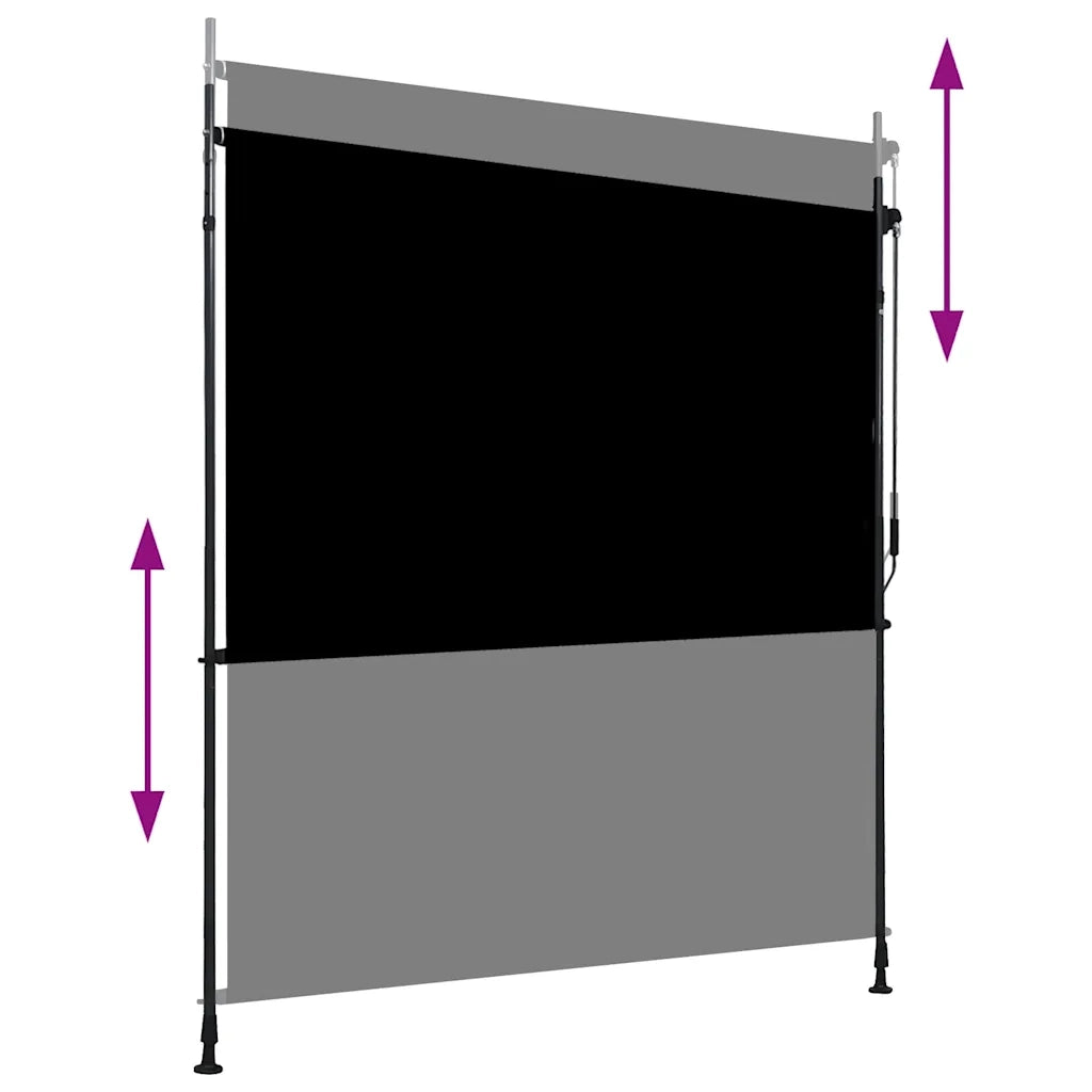 Tenda a Rullo per Esterni 200x270 cm Antracite 145938
