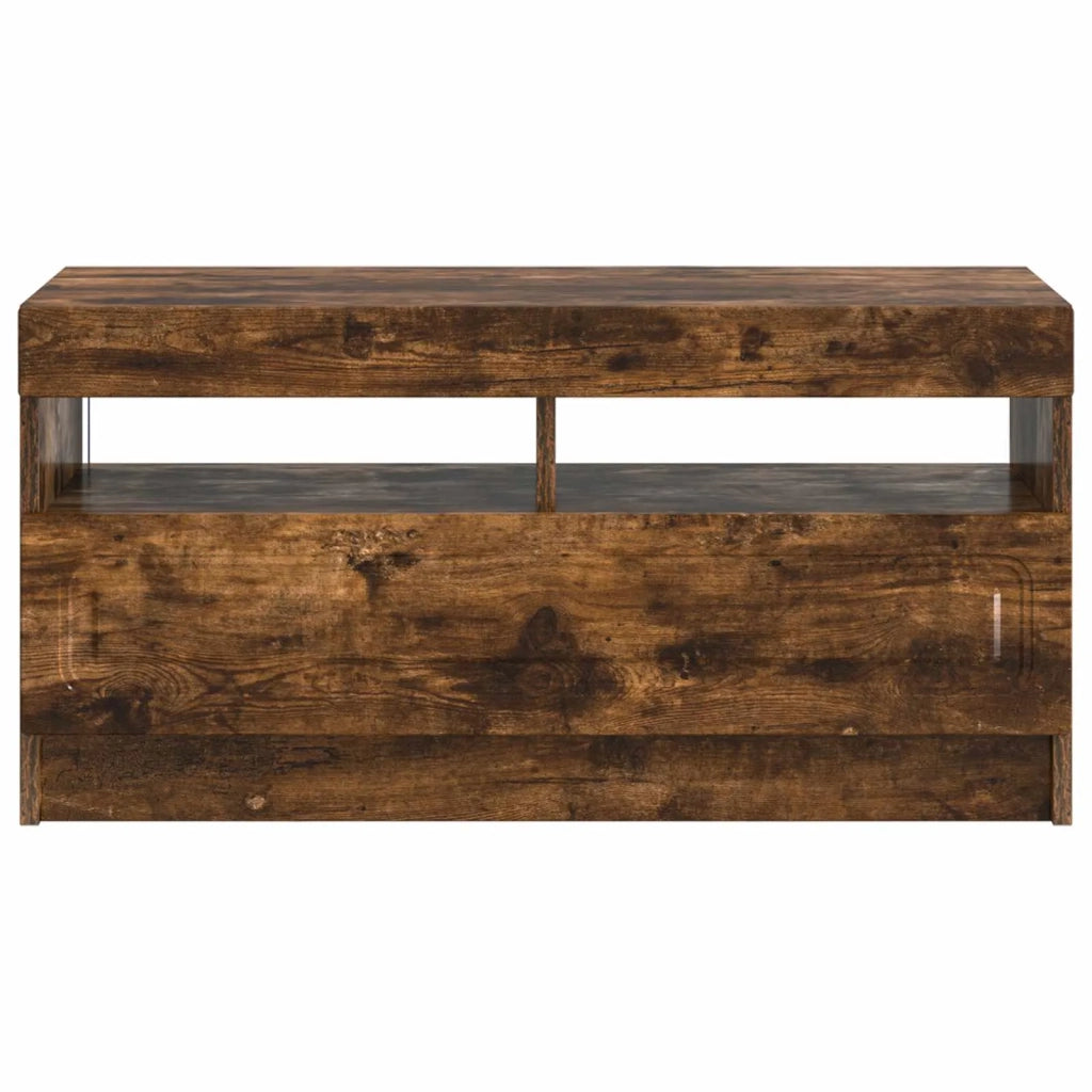 Mobile TV LED Rovere Fumo Legno ingegnerizzato 897880