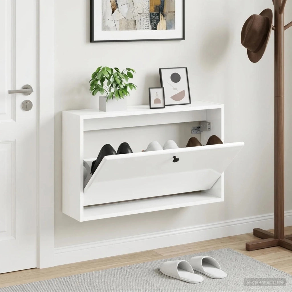 Mobiletto per Scarpe da Muro BREDA 71 x 17 x 43 cm 897509