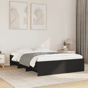 Giroletto-Struttura Letto Nero 120x200 cm in Legno Multistrato 425429