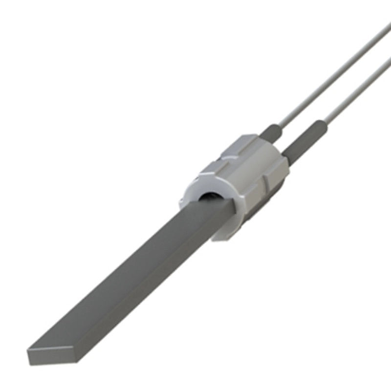Resistenza accensione per stufe a pellet in cristalli di quarzo nero, con flangia PS14-230-300 122mm 300w