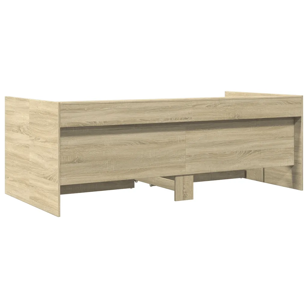 Divano Letto con Cassetti senza Materasso 90x190 cm 3280855