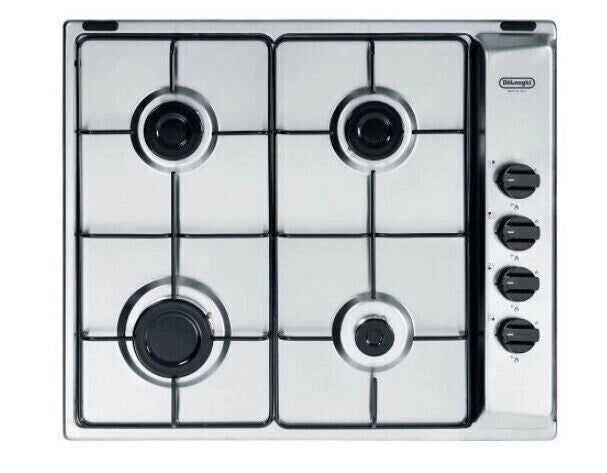 De’Longhi FFA 46 ASV piano cottura Acciaio inossidabile Da incasso 60 cm Gas 4 Fornello(i)