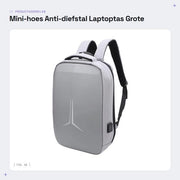 Mini-hoes per laptop - Grande capacità - 47 x 32 x 8 cm - Porta di ricarica USB - Ideale per l'uso in viaggio - Adatto per tablet e schermo portatile.