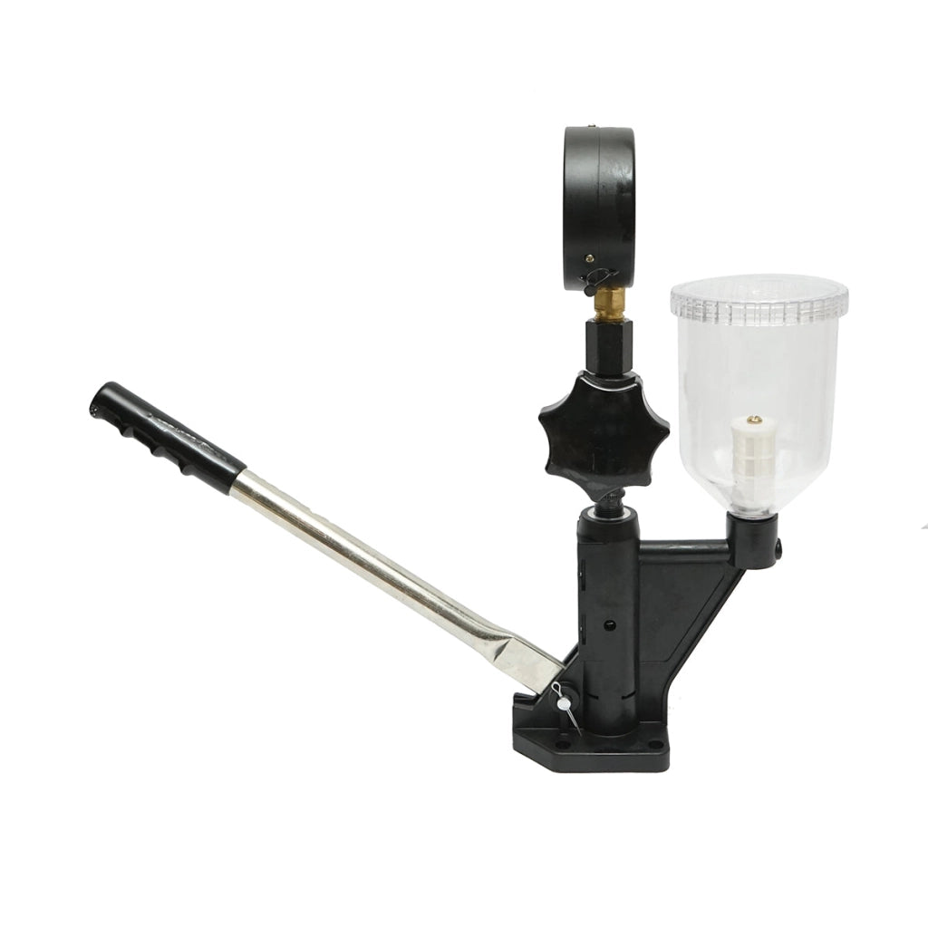 Tester per iniettori diesel 600 bar, adattatore M12, M14 con serbatoio da 1L