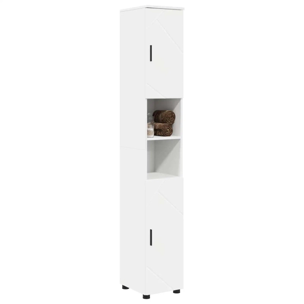 Mobile da Bagno con archiviazione Bianco 30 x 35 x 192 cm 883334