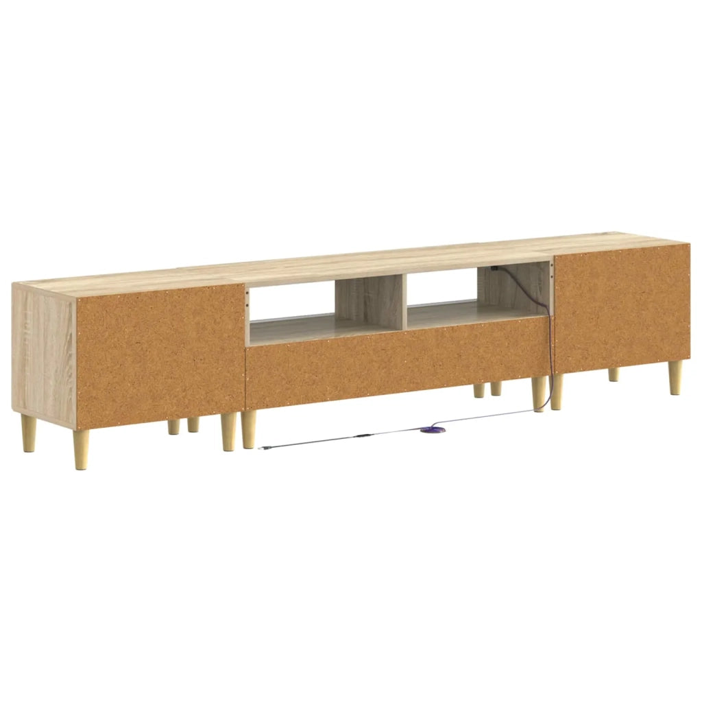Mobile TV LED a 5 pezzi Rovere Sonoma Legno ingegnerizzato 3416758