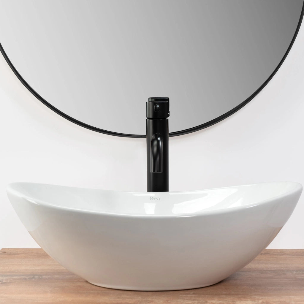 Lavabo Da Appoggio Rea Royal Mini White