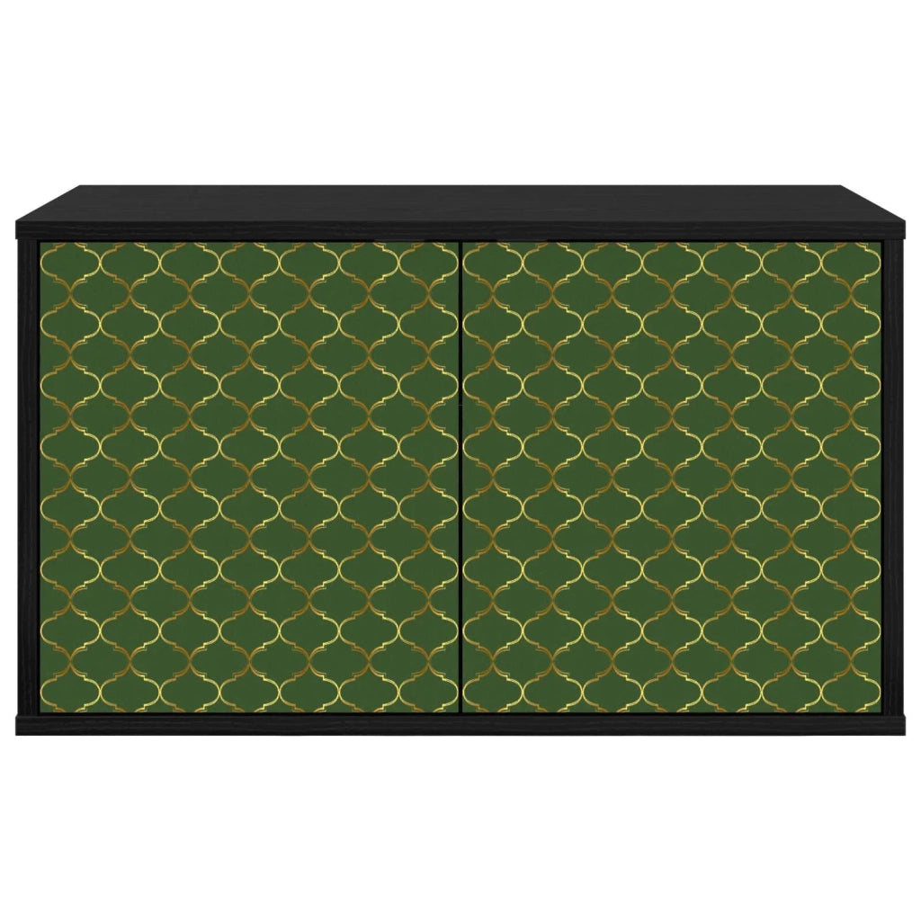 Mobile TV da Parete GELEEN 69 x 33 x 40 cm Rovere Nero 8007114