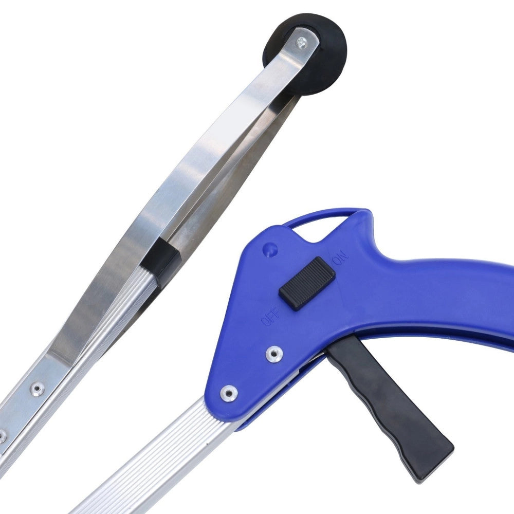 Trade Shop - Pinza Raccogli Oggetti Braccio Pieghevole Telescopica Prendi Tutto Con Manico -
