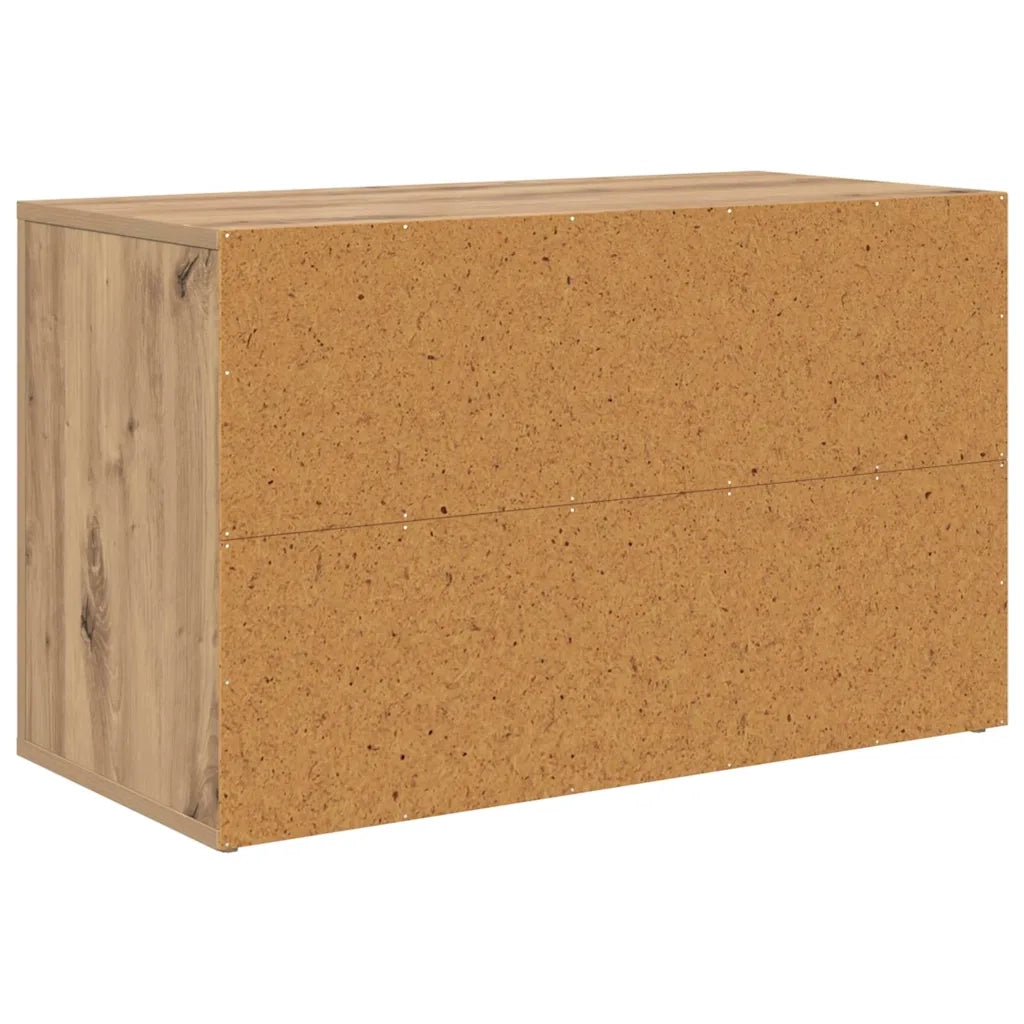 Scarpiera rovere artigianale 75 x 35 x 45 cm Legno multistrato 881016