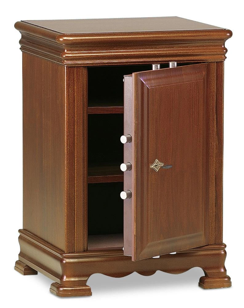 Cassaforte A Mobile Rivestita In Legno Serie Chiave Doppia Mappa Technomax 730x535x445mm