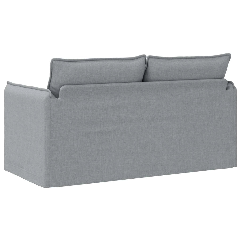 Divano | Divano da soggiorno | Sofa Grigio chiaro 156 x 82 x 85 cm Tessuto