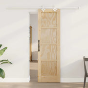 Porta scorrevole Naturale e Bianco 61 x 198,5 cm 3445530