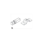 KIT SUPPORTO + PERNO QUADRO NORTON AUTOMAZIONE AUTOMATISMI ORIGINALE GARANZIA