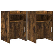 Comodini 2 pcs Rovere Fumo 40 x 36 x 60 cm Legno ingegnerizzato 8011044