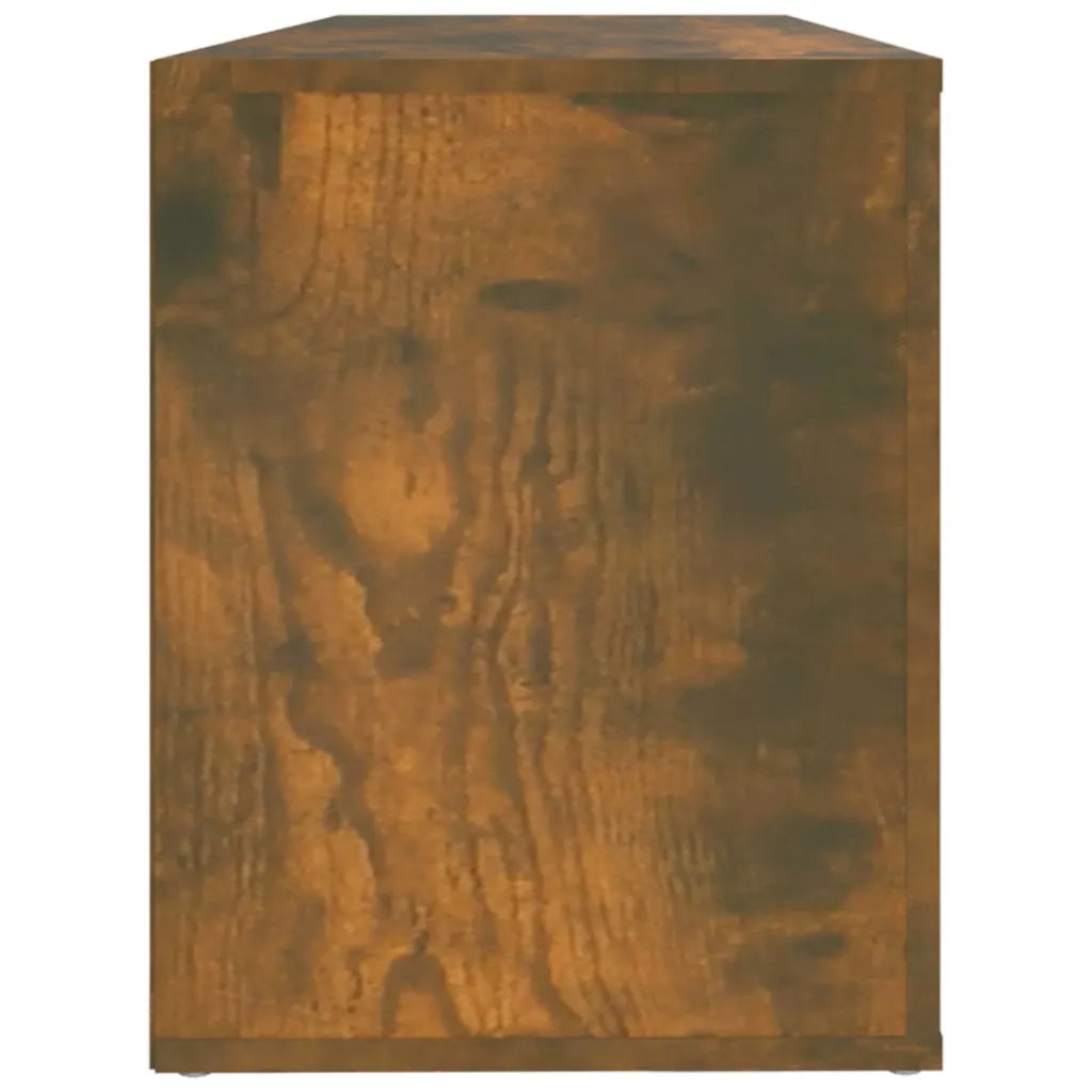 Scarpiera | Mobile per scarpe Rovere Fumo 100x35x45 cm in Legno Multistrato