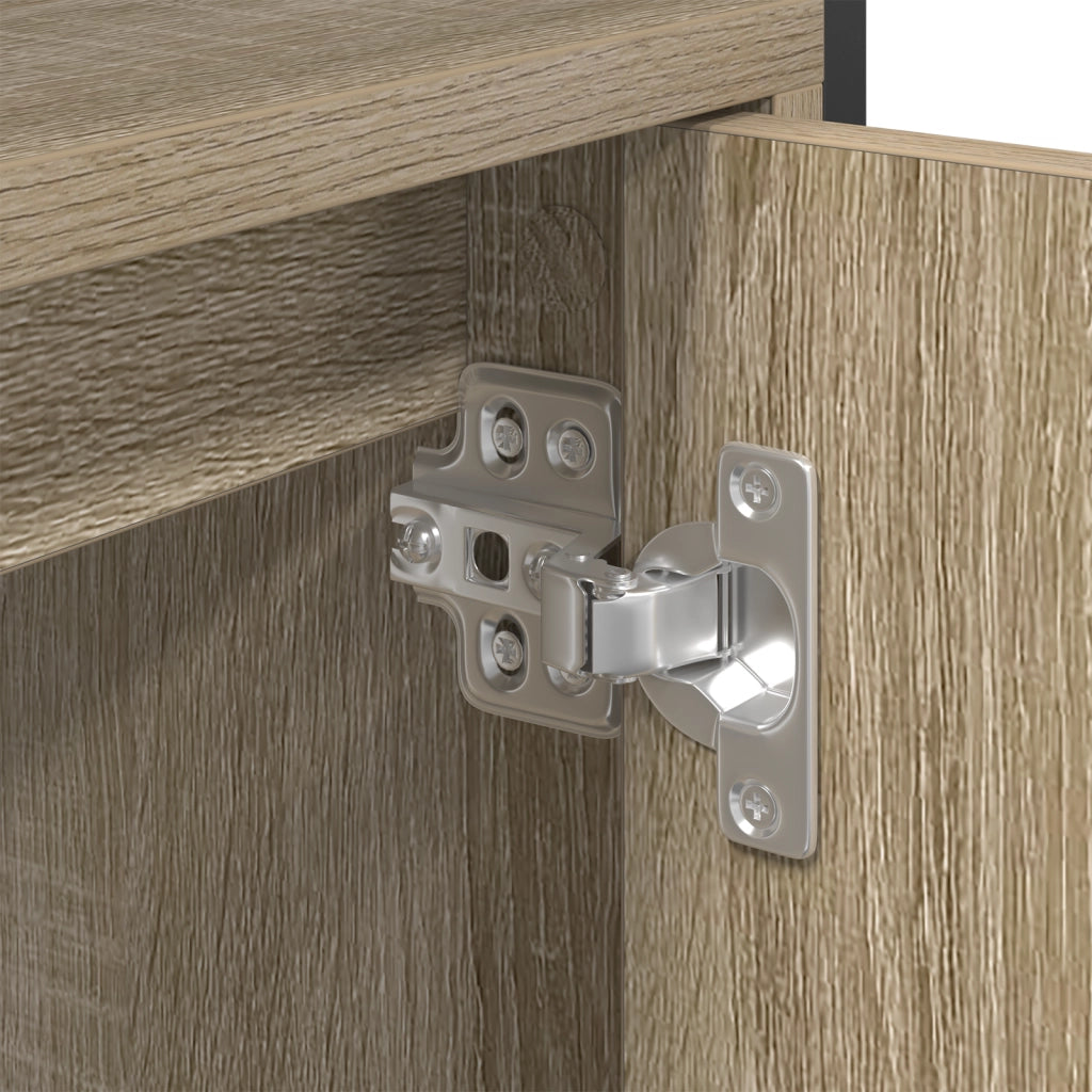 Vanity a Muro Rovere Chiaro Legno Ingegnerizzato 60 x 30 x 60 cm