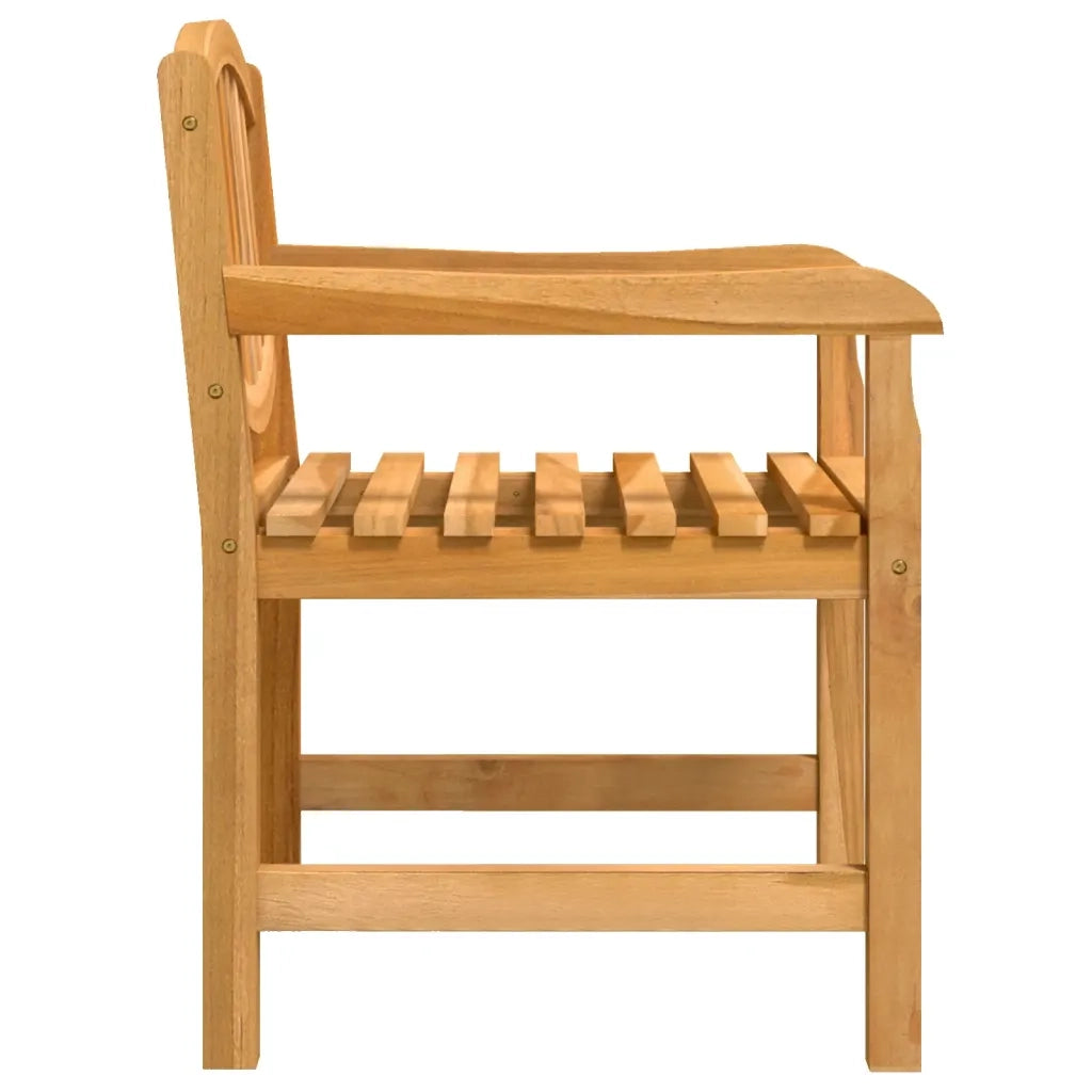 Set da Pranzo per Giardino 5 pz in Legno Massello di Teak 3157924