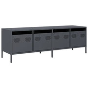 Mobile TV | Armadietto TV | Mobile Porta TV Antracite 135x39x43,5 cm Acciaio Laminato a Freddo