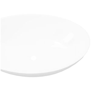 Lavello in Ceramica di Lusso Bianco Ovale 40 x 33 cm   cod mxl 53568