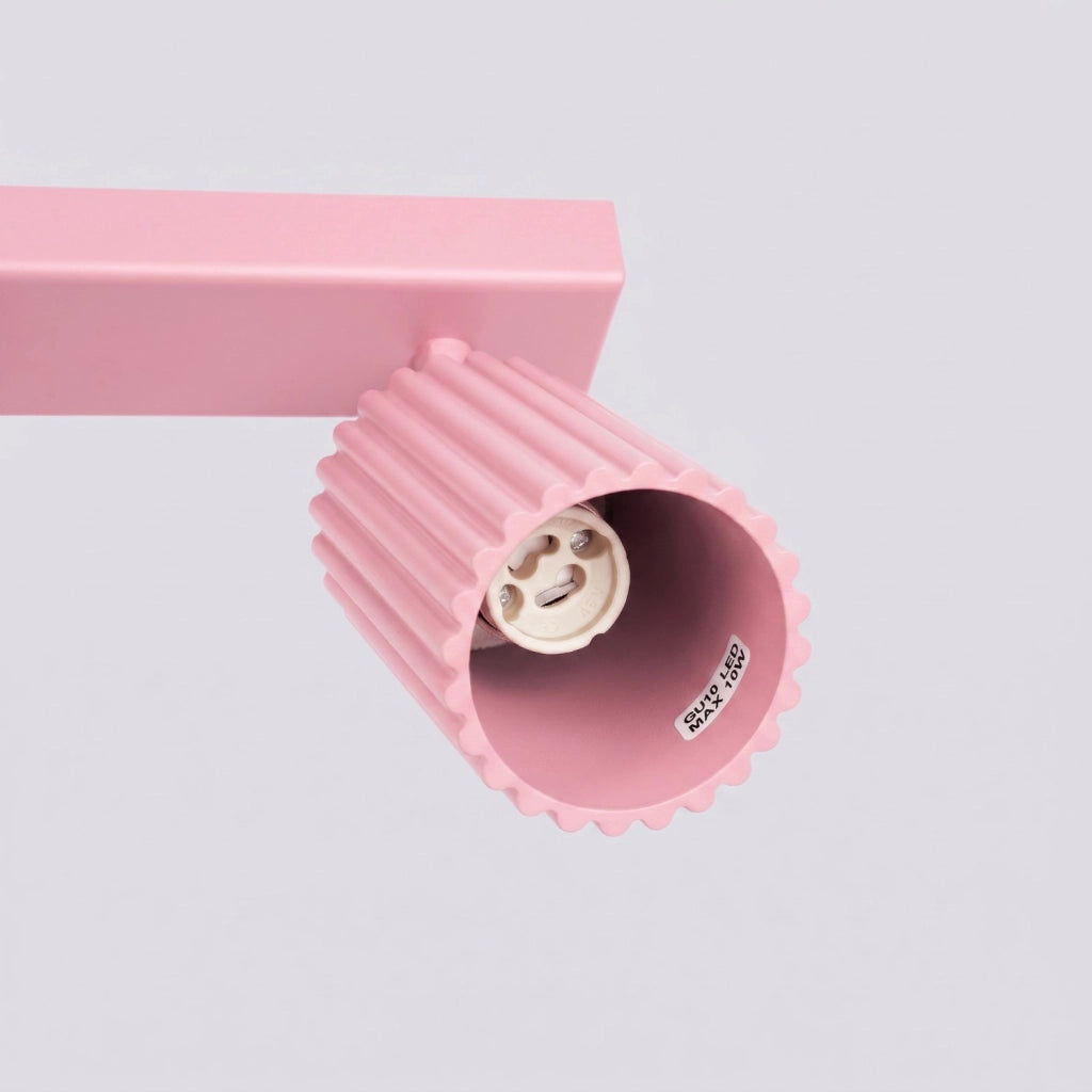 Plafoniera KARBON 2 rosa