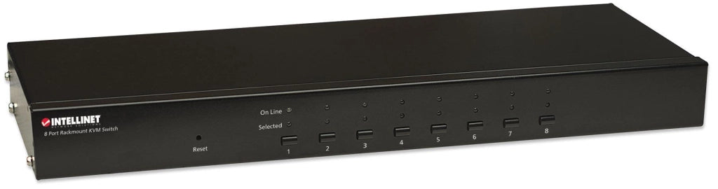 KVM Switch 8 porte combo USB + PS/2, OSD