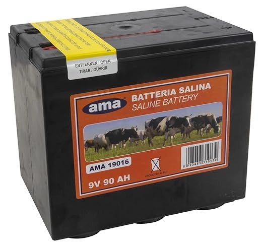 BATTERIA A SECCO PER ELETTRIFICATORI 9V - 130 Ah - durata 13000 ore