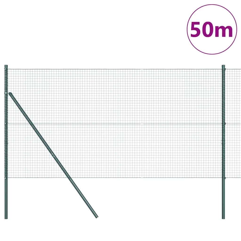 Palo della recinzione | Pannello per recinzione Acciaio e PVC Verde