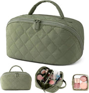 Borsa di Cosmetici Impermeabile per Donne - Borsa di Trucco per Viaggio - Borsa di Organizzazione per la Bellezza - Borsa di Trucco Impermeabile per Donne (Verde)